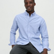 유니클로 남성용 옥스포드 슬림핏 셔츠 (긴팔 포멀 비즈니스 셔츠) 452299UNIQLO