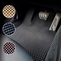 올뉴투싼TL 투싼IX 엠보카매트 확장형 방수 고무 바닥매트 자동차매트, 블랙 1열+2열, 투싼NX4 하이브리드(플로어매트불가), 현대