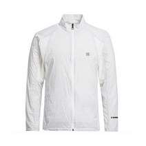 코오롱스포츠 남성 트레이닝 하이브리드 자켓 화이트 트래코트 메쉬 재귀반사 바람막이 점퍼 JWJJM20371WHX