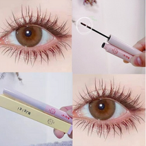 마스카라 속눈썹 연장 엑스트라 볼륨 블랙 마스카라 방수 자연 여성용 전문 메이크업 풀 사이즈 한국 화, 갈색
