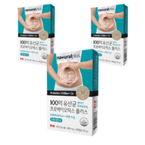 100억유산균 프로바이오틱스 500mg 30캡슐x3 (3달분) 장용성캡슐 혼합유산균 아연