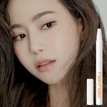 퀵 타투 펜라이너 워터프루프 붓펜 엣지 아이라인, 퀵 타투 펜라이너 매트 블랙