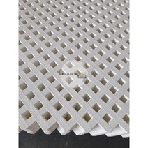 바나나목재 PVC 래티스 고급형 화이트 4Tx1200x2400mm (홈간격30x30)