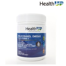 HealthUp 헬스업 폴리코사놀 오메가3 플러스 비타민D 200정, 1개