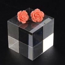 아크릴 악세사리 진열대 50cm 투명 사각기둥 프리즘 큐브스틱 벽돌 목걸이 귀걸이 디피DP 디스플레이 걸개