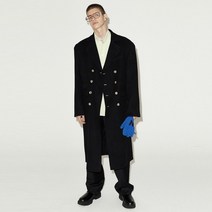 [NOHANT] HANDMADE DOUBLE COAT BLACK