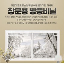 바람막이 PVC 창문방풍비닐 환기지퍼 일반형 (가로200 x 높이120cm), 좌우환기용지퍼 일체형레이스 꼼꼼한박음질