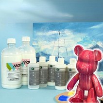 미술용품 4절색지 아크릴 블렌딩 액체 중간 유체 페인팅 보조 흐름 와트만지 250매, Glidant-100ML
