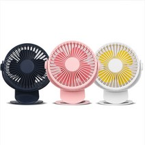 세빛아이엔티 휴대용 USB 충전식 집게형 클립스탠드 선풍기 CSF10, 네이비