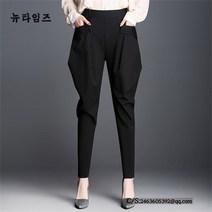 여성 9부 스판 배기팬츠 여자 배기 똥싼바지 승마 항아리 바지 뉴타임즈 1206SUIC06