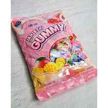 오키오 버라이어티 구미 대용량 말레이시아 과일 젤리 과자 1kg
