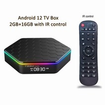 2022 안드로이드 12 스마트 TV 박스 Allwinner H618 미디어 플레이어 3D 비디오 유튜브 넷플릭스 2.4G &am, 01 2G 16G IR_04 Au 플러그