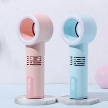 자연바람 서큘레이터 자주 쓰는 핸디 선풍기 날개없는 선풍기 손풍기 미니홈 휴대용 무풍, 화이트