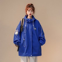 여성 봄 아우터 자켓 점퍼 숏 패딩 항공 잠바 명품 114440 클라인 블루 코트 여성용 하이엔드 힙합 아메리칸 하이스트리트 타이드 브랜드 자켓 인타이드 봄캐주얼 올매치