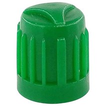Ecco Economy NitrogenTire Valve Caps SKU 704 (1000 Pcs.) - Dark Green ABS Plastic Tire Stem Caps Gr