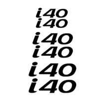 자동차캘리퍼 현대 CRETA EON EQUUS i10 IX25 코나 자동차 외장 액세서리 6 Pcs 브레이크 캘리퍼 배지 스, 06 For i40_02 Silver White, 6개