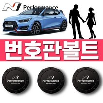 [영원상회] 뭔가 남들과 다르고 싶을때 N 퍼포먼스 번호판 볼트 _221916EA, #쿠팡2 본상품선택