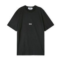 MSGM 남성 로고 블랙 반팔티 2000MM500 200002 99
