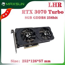 maxsun 그래픽 카드 rtx 2060 3060 icraft 6gb4gb gddr6ddr5 1660ti 1660 super 1650 3060ti 데스크탑 컴퓨터용 비디오 카드, 협력사, 3070 터보 8g