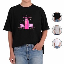 반팔티 계절 벚꽃 아동 남녀공용 단체 봄 면티 여성 가족티 남자 펀앤조이 맞춤 1 커플티