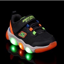 스케쳐스키즈 LIGHT-UP 글리머킥스2.0 브라운카키