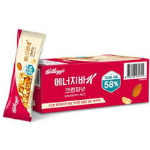 켈로그 에너지바K 크런치넛, 12개입, 30g