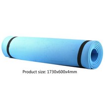헬스장바닥 바닥 고무매트 헬스장 바닥재 요가 매트 EVA 1730x600x4mm 비 슬립, CHINA, 01 Blue 4mm