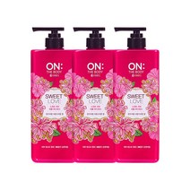 3개)온더바디 스위트러브 퍼퓸 바디워시900g, 900g, 3개