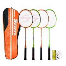 세베로 성인 배드민턴 라켓 PNC3000 2p + 캐릭터일반라켓 2p + 투명단면풀커버 + 나일론 셔틀콕 2p 세트, PNC 3000, 3세트