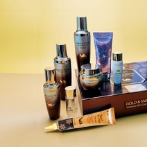 달팽이 점액 여성 6종세트 기초 재생 골드 스네일 화장품 세트 주름개선 기능성 화장품 3W클리닉 멜로소 마스크팩+쇼핑백 증정 여자 화장품 기초세트