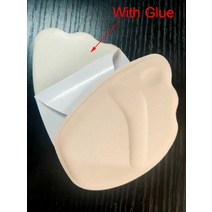 2 개 밑창 하이힐 발 쿠션 앞발 미끄럼 방지 깔창 통기성 신발 여성 보호 패드 소프트 관리 발뒤꿈치, [05] B-Beige
