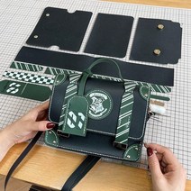 가죽공예diy가방 메신저 가죽공예 가방 집콕취미 만들기 키트, 블랙, 1개