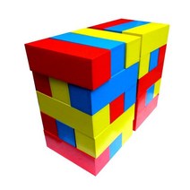 자이언트젠가 운동회 팀빌딩 수련회 게임 블록쌓기, 7X12X37(cm) 36개