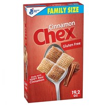 첵스 Chex 브랙퍼스트 100% 리얼 시나몬 시리얼 패밀리 사이즈 544g