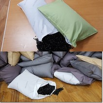 바이오칩베개 - 병원침대커버용빨대베개, 0118연보라