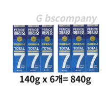 페리오 토탈7 오리지널 어드밴스 치약 120g / 프로폴리스 함유, 20개, 840g