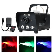 스모그머신 휴대용 안개 연기 기계 및 RGB LED 조명 소독 무대 디스코 DJ 홈 파티 쇼 분위기 효과 400W, 02 230V