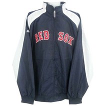 보스턴 레드삭스MLB 남성 Majestic Textured Full Zip 자켓 Navy Big Sizes