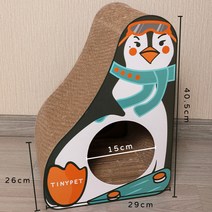 캣 스크레쳐 고양이 다이어트 운동 놀이 기구 캣타워, 글라이딩 펭귄