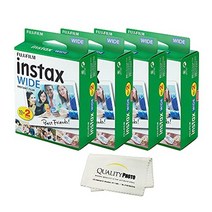 후지필름 인스탁스 와이드 300 200 210 카메라용 후지필름 인스탁스 와이드 인스턴트 필름 8팩(80회 노출)...