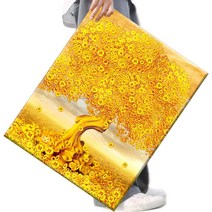 FASEN 액자 캔버스형보석십자수 DIY세트 라운드 비즈 40 X 50cm, FSE43.부잣나무