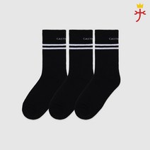 까스텔바작 홀인원 쿠션 크루삭스 블랙 S 3팩 CJCHOCRS-BK3, 단품