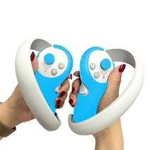vr보호패드 가정용 vr보호패드 퍼스널뷰어땀방지 컨트롤러 실리콘 그립 Pico 4 VR 용 핸들 보호대 멀티, 한개옵션1, 04 카키색