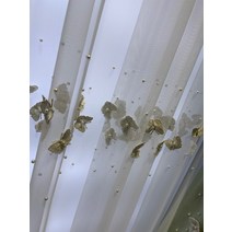 자동커튼 스마트커튼 거실 식당 침실 크림 샴페인 골드 스레드 자카드 고정밀 현대 높은 정전 커튼 블랙 아웃