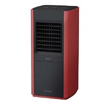 아이리스 오야마 히터 세라믹 팬 퀵 워밍 대풍량 인간 센서 부착 1200 W~8 다다미 미컴퓨터 타입 폭 26 높이 38 깊이 13 cm PDH-1200 TD1-W 화이트, 3) 운동 측정기를 가진 호리호리한 유형, 레드