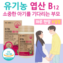프리미엄 유기농 엽산 엽산 영양제 엽산 FOLICACID 임산부 엽산 권장량 엽산 남자 수유 엽산 비타민 B12 엽산 임산부 엽산 복용시기 엽산 보충제 임신 초기 영양제, 6개월분, 300mg x 60정 (하루1정)