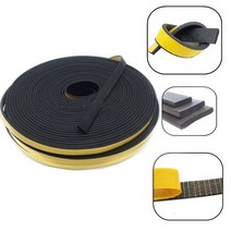 100cm EPDM 발포 고무 범퍼 스트립 방음 자체 접착 스폰지 씰 테이프 충돌 방지 씰 가스켓 도어 창 하드웨어, 3mm x50mm, 1미터