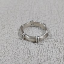 동경공방 대나무반지 뱀부 실버925 핸드메이드 실버반지