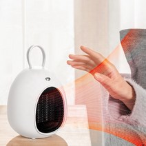 콘히터 500w 미니 전기 히터 겨울 개인 공간 룸 ptc 세라믹 빠른 난방 휴대용 데스크탑 팬 히터 홈 오피스, 하얀, 에게