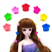 별 모양 디스코핀 유아헤어핀 악세사리 미니핀